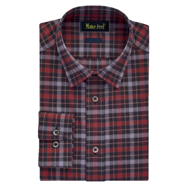 Red and Black Check Fashion Shirt