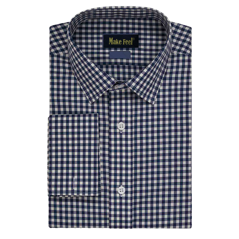 Navy Check Shirt