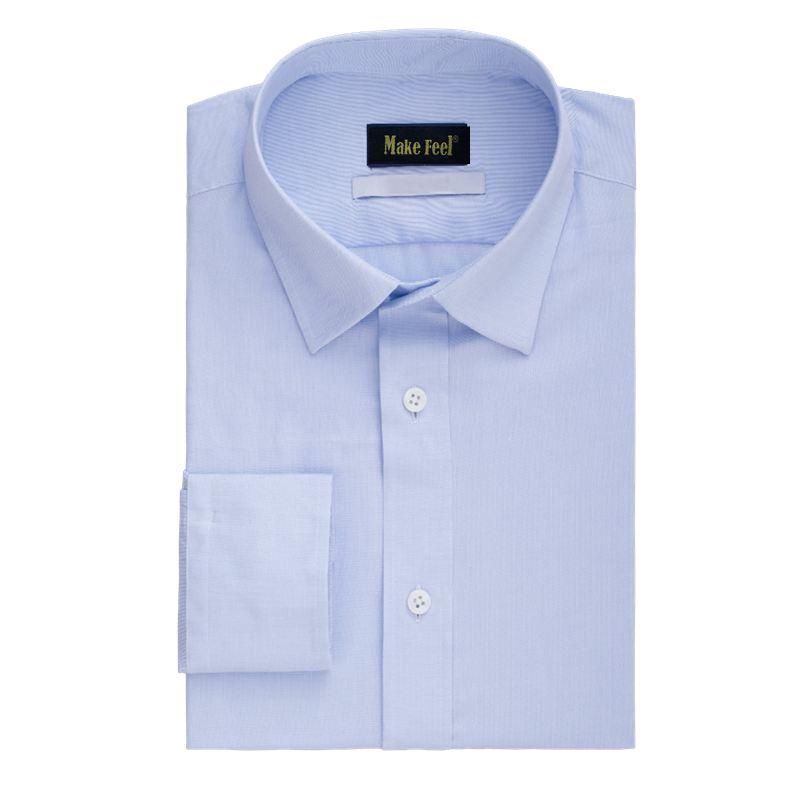 light blue business shirt